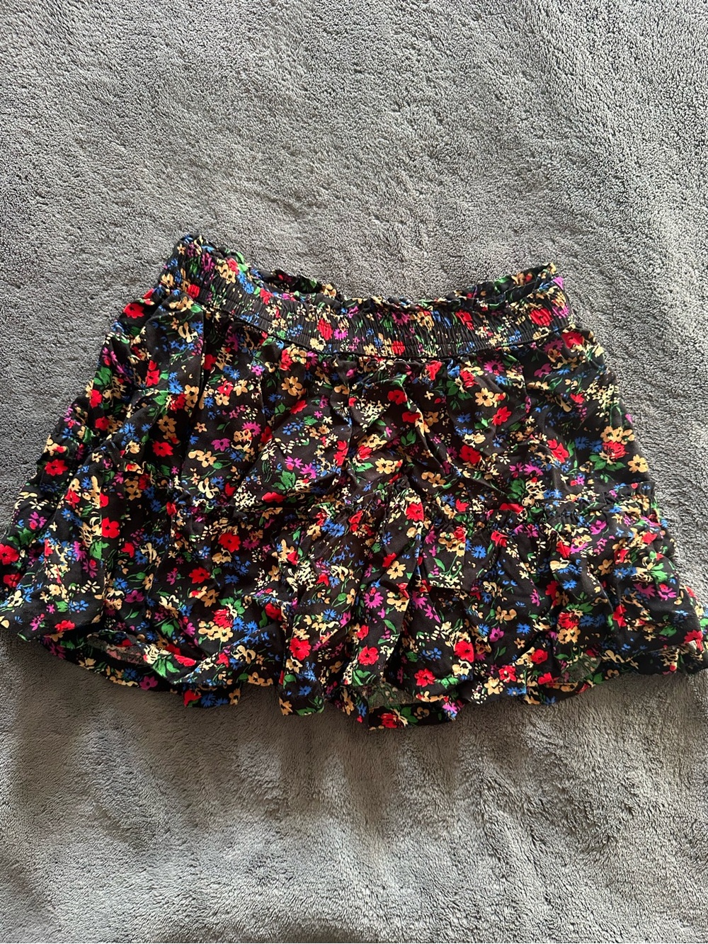 Gap kids multicolor Floral Ruffle skirt